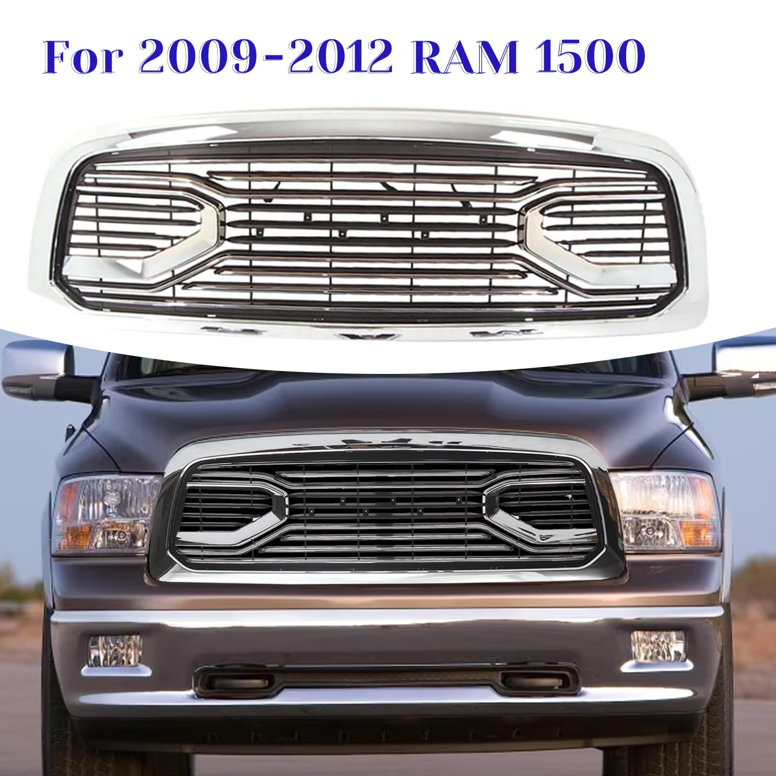 Front Grille Compatible with 2009 2010 - Key Features