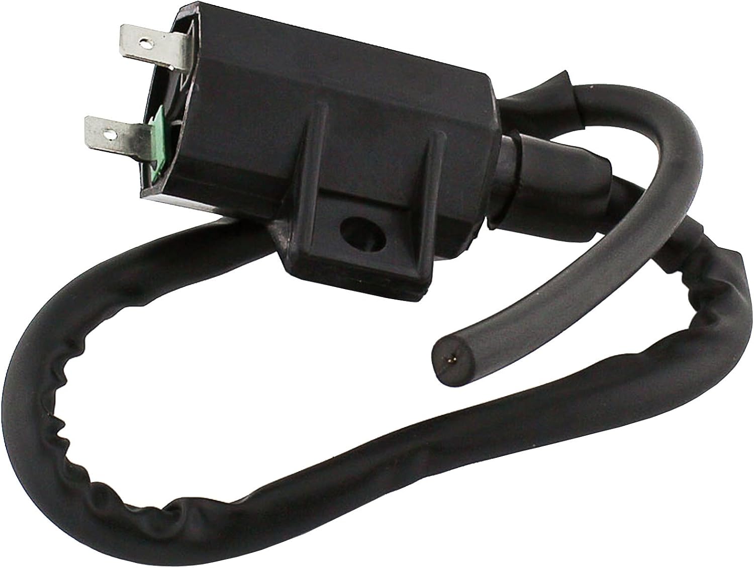 Caltric Ignition Coil With Spark Plug Boot – Fits Kawasaki KLR650 KL650 1987-2007, IC115+IP109-LA
