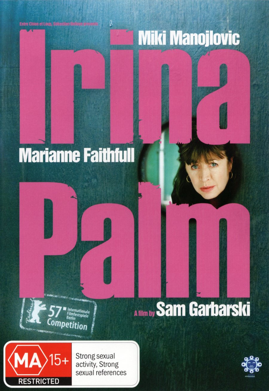 DVD Irina Palm edición de Australia en italiano una película de culto en formato físico