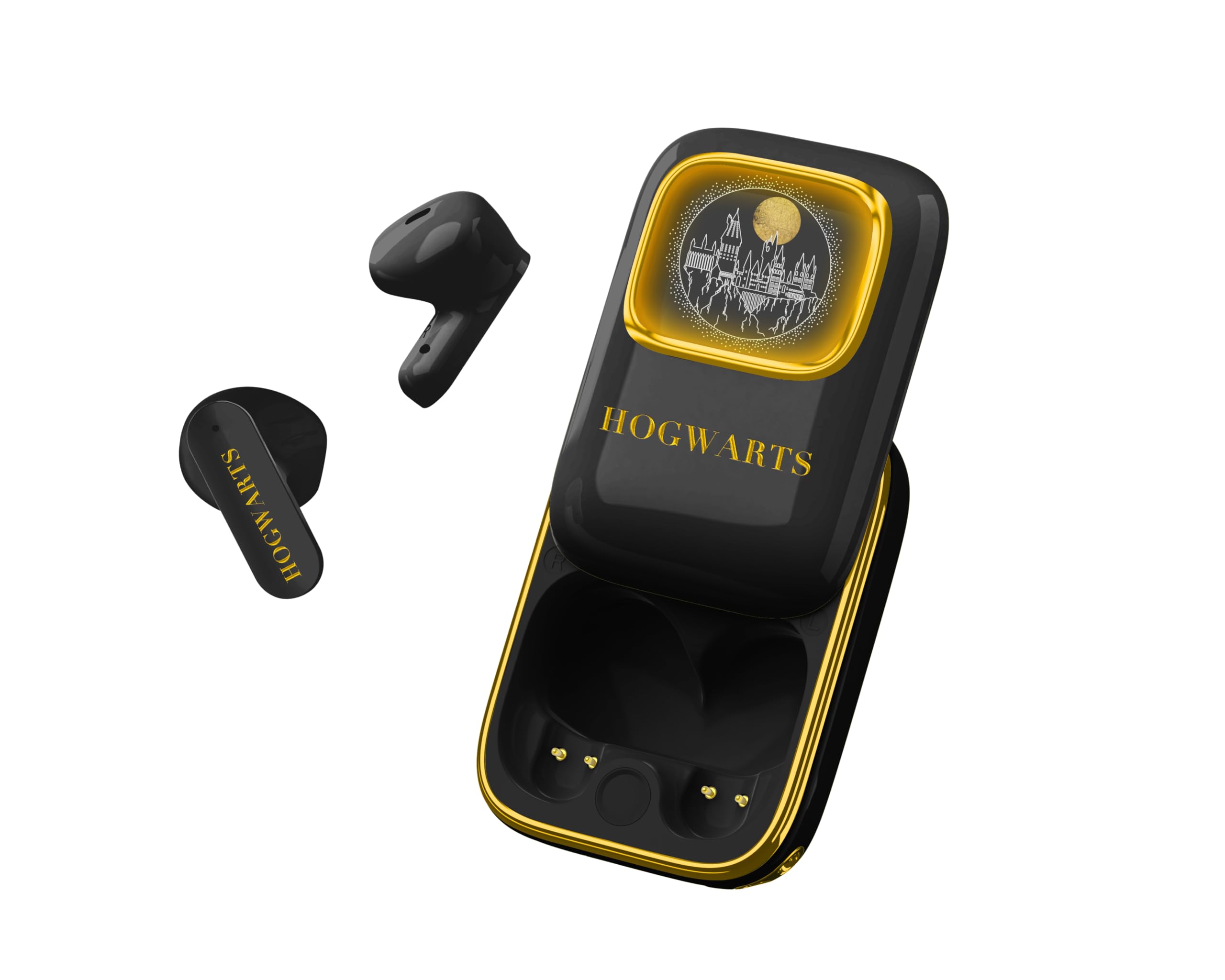 OTL Technologies Harry Potter Hogwarts Slide TWS Earphones with Charging Case