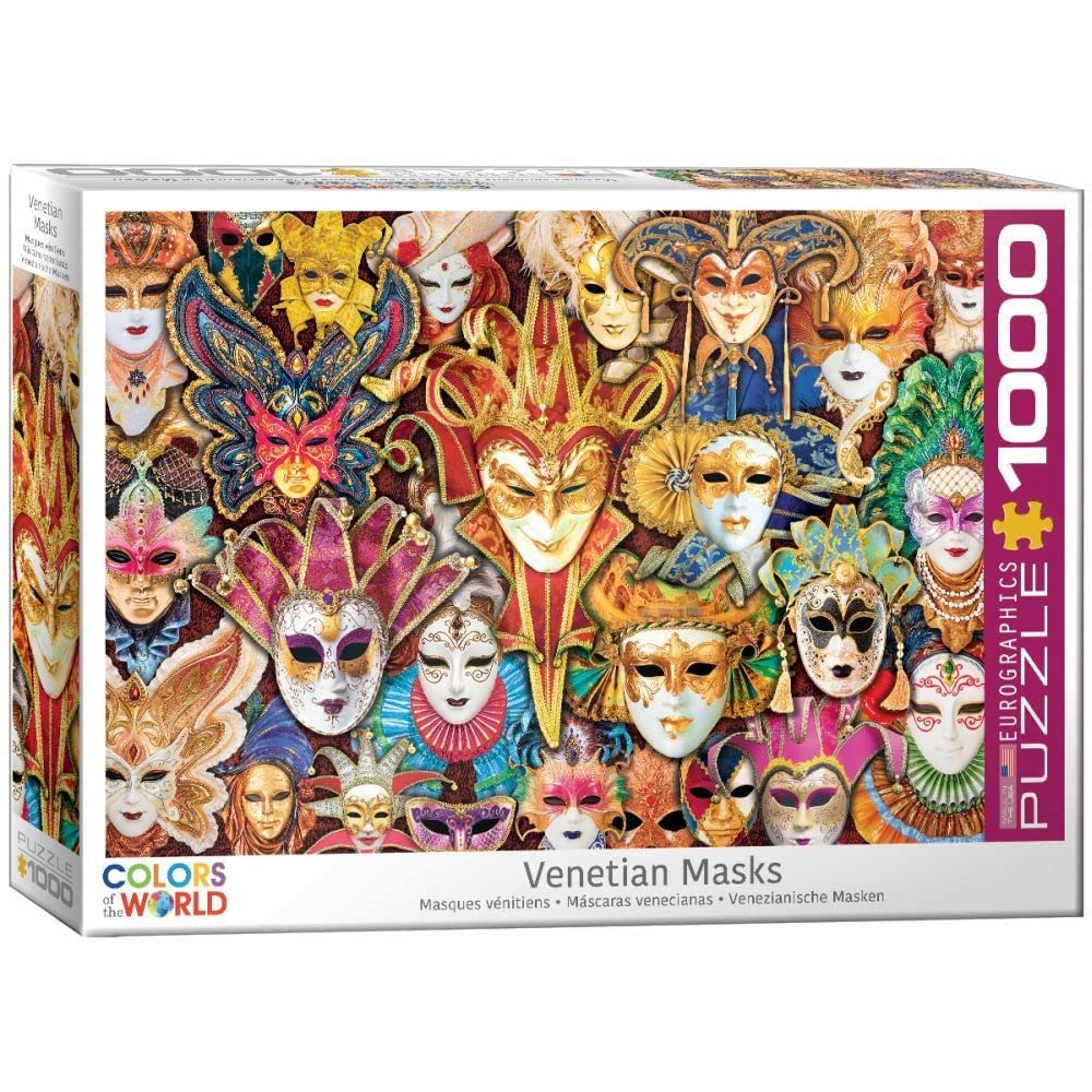 EuroGraphics Venetian Mask 1000-Piece Puzzle