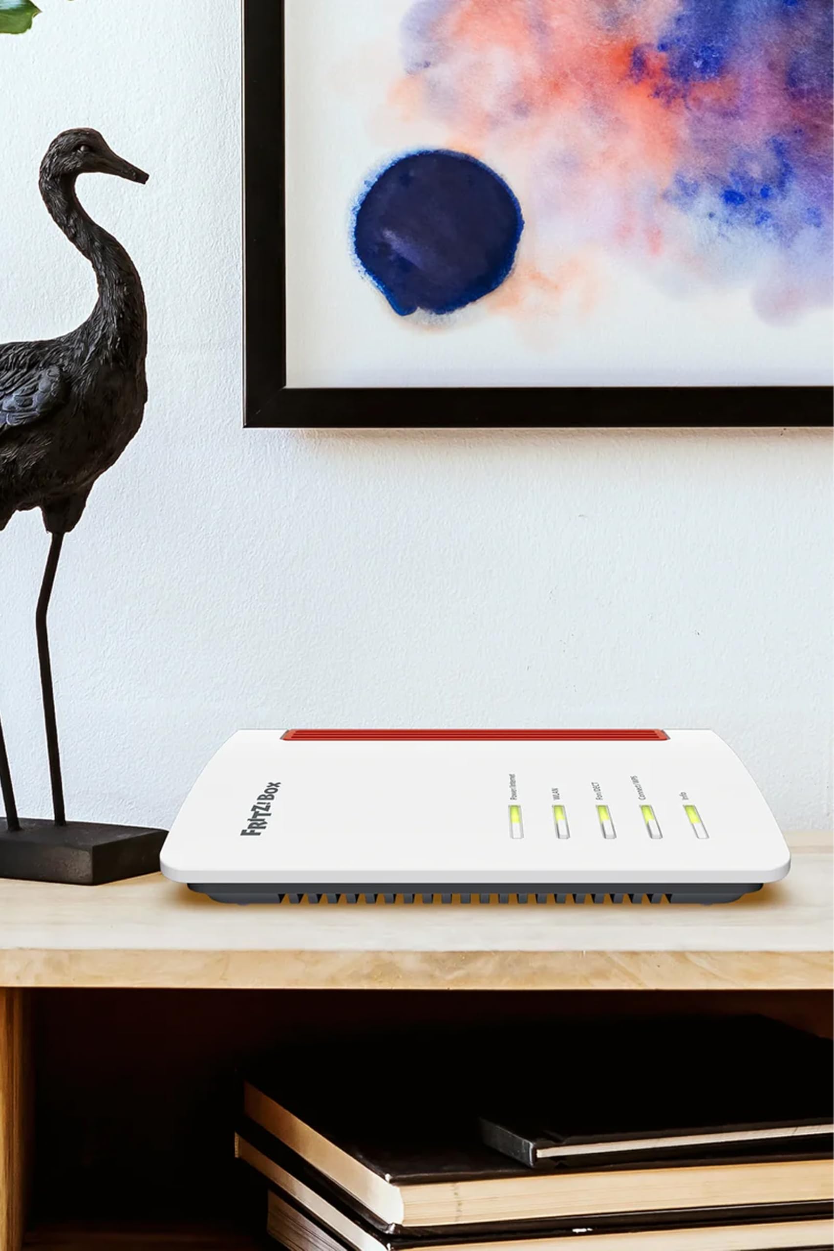 FRITZ! Box 4630 | Modem routera, do użytku z modemami światłowodowymi, kablowymi lub DSL | Wi-Fi 7 | do 3568 Mbit/s | sieć WLAN | Najwyższe standardy bezpieczeństwa | Szybka konfiguracja |