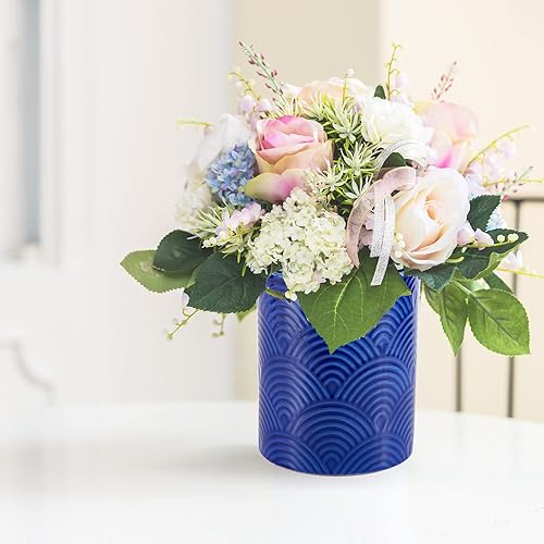 Miniatura 3 de MEIGUI Soporte para utensilios de cocina, soporte grande de utensilios de cerámica para encimera, organizador de utensilios de cocina para