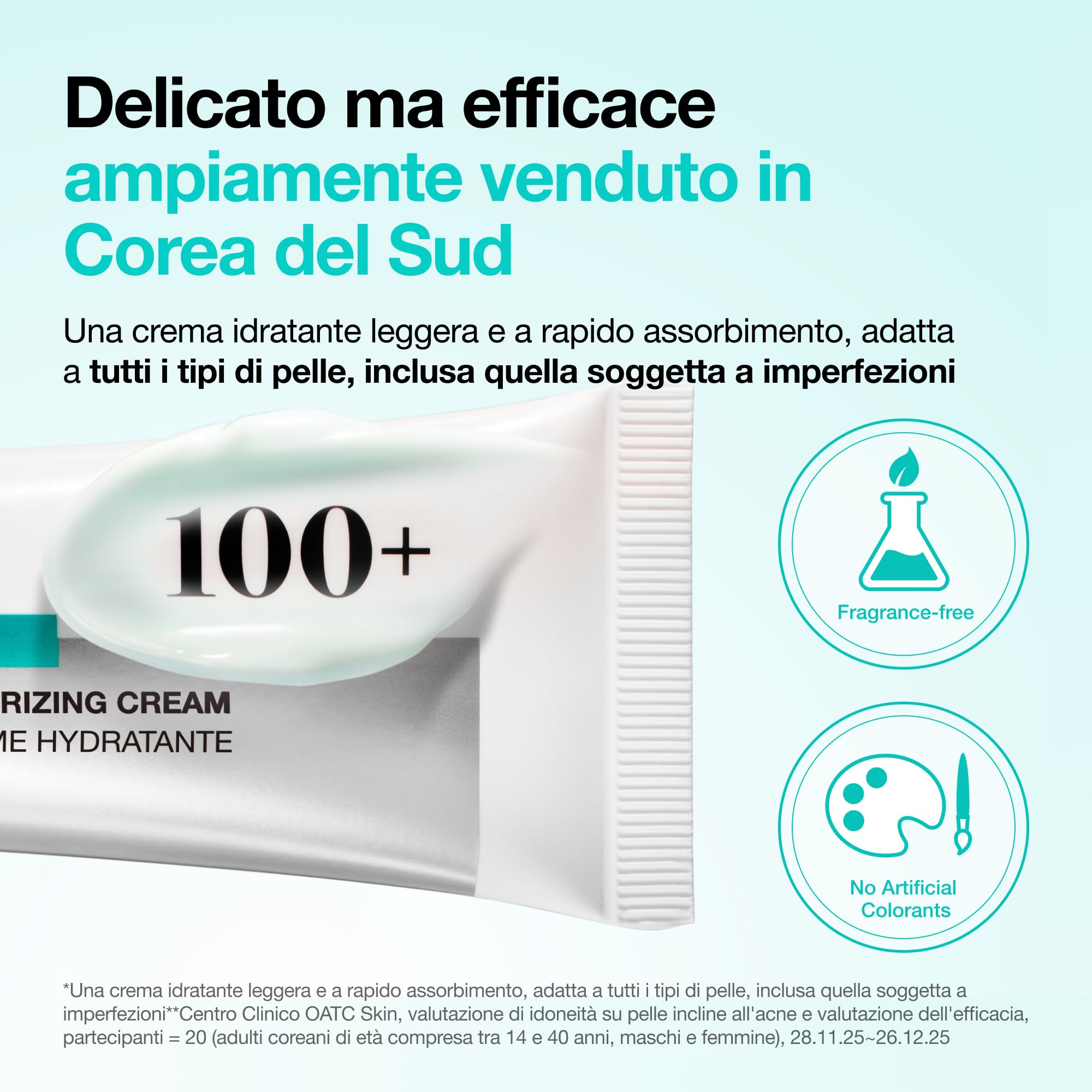 Anua PDRN Hyaluronic Acid 100 Moisturizing Cream – Crema Viso Idratante Leggera con Acido Ialuronico, Collagene e PDRN, Effetto Glow, Idratazione Fino a 100 Ore, Skincare Coreana (60 ml)
