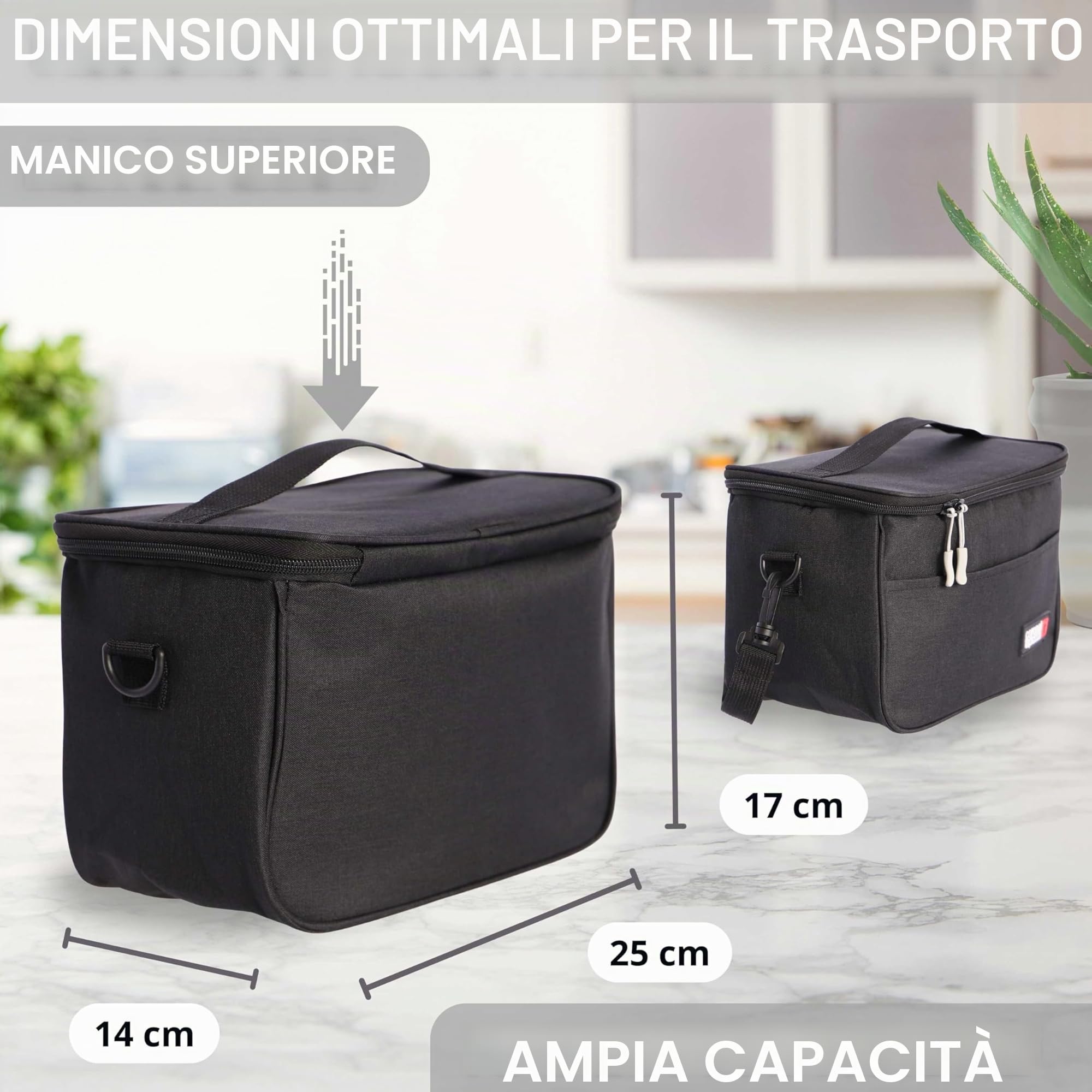 Coronel Lunch Bag Termica Piccola - Borsa Porta Pranzo per Ufficio Viaggio Picnic Scuola