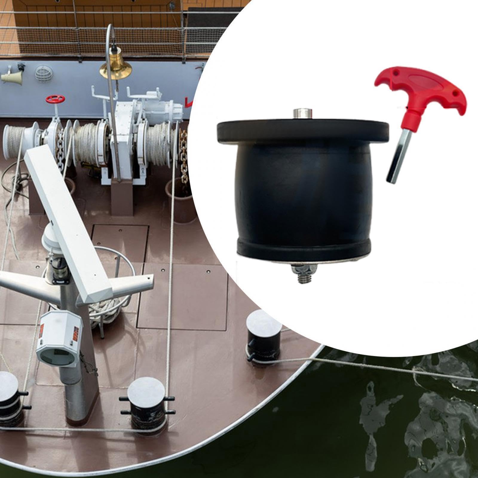 Milageto Tapón de Expansión para Drenaje con Mango Desmontable Material de Goma Y Acero Inoxidable Impermeable Y Duradero Ideal para Cocina Baño Y Embarcacion