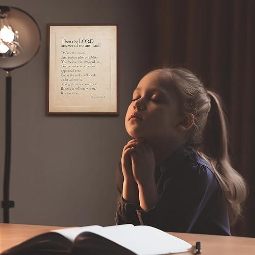 Miniatura 2 de Write The Vision, Make It Plain Bible Verses Wall Decor, Bible Verse for Home Decor, Be Still and Know That I Am God Christian Decor for Home &