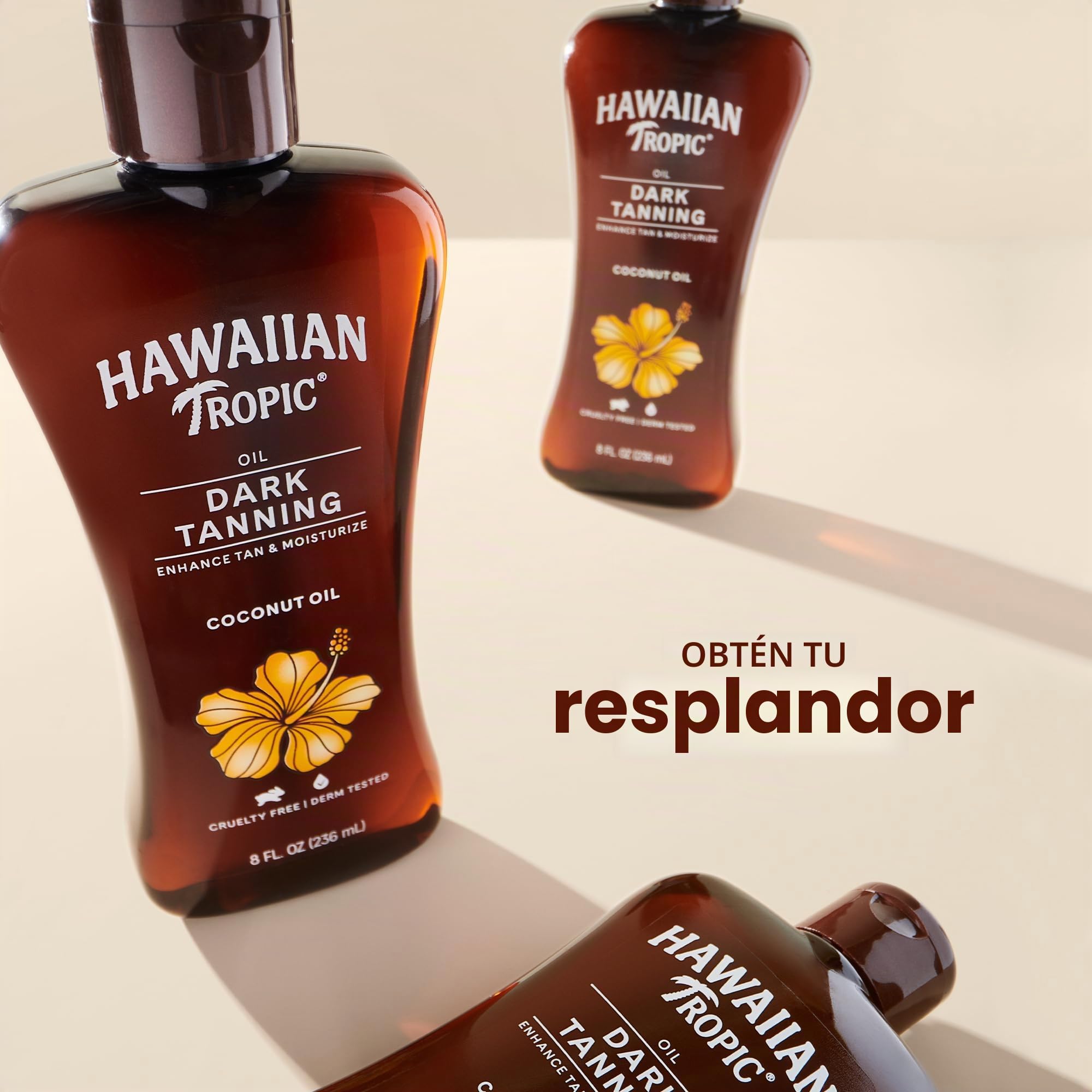 Hawaiian Tropic, aceite bronceador de 235 ml