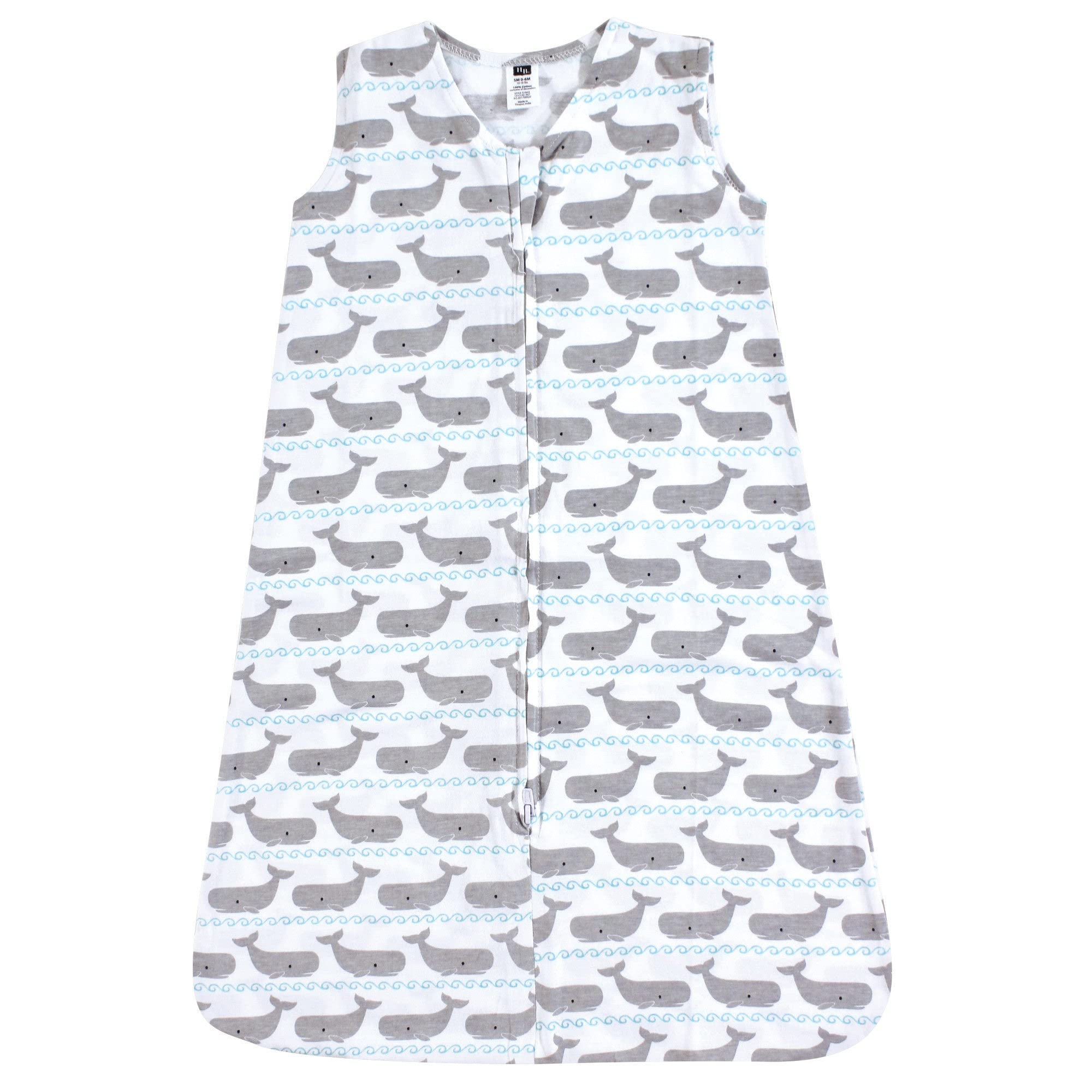 Hudson Baby Unisex BabyCotton Sleeveless Wearable Sleeping Bag, Sack, Blanket