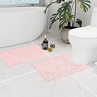 Vista 73 de Walensee - Alfombra grande para baño, antideslizante, 24 x 60 pulgadas color beige, absorbente y muy suave, felpilla peluda, extragruesa, lavar