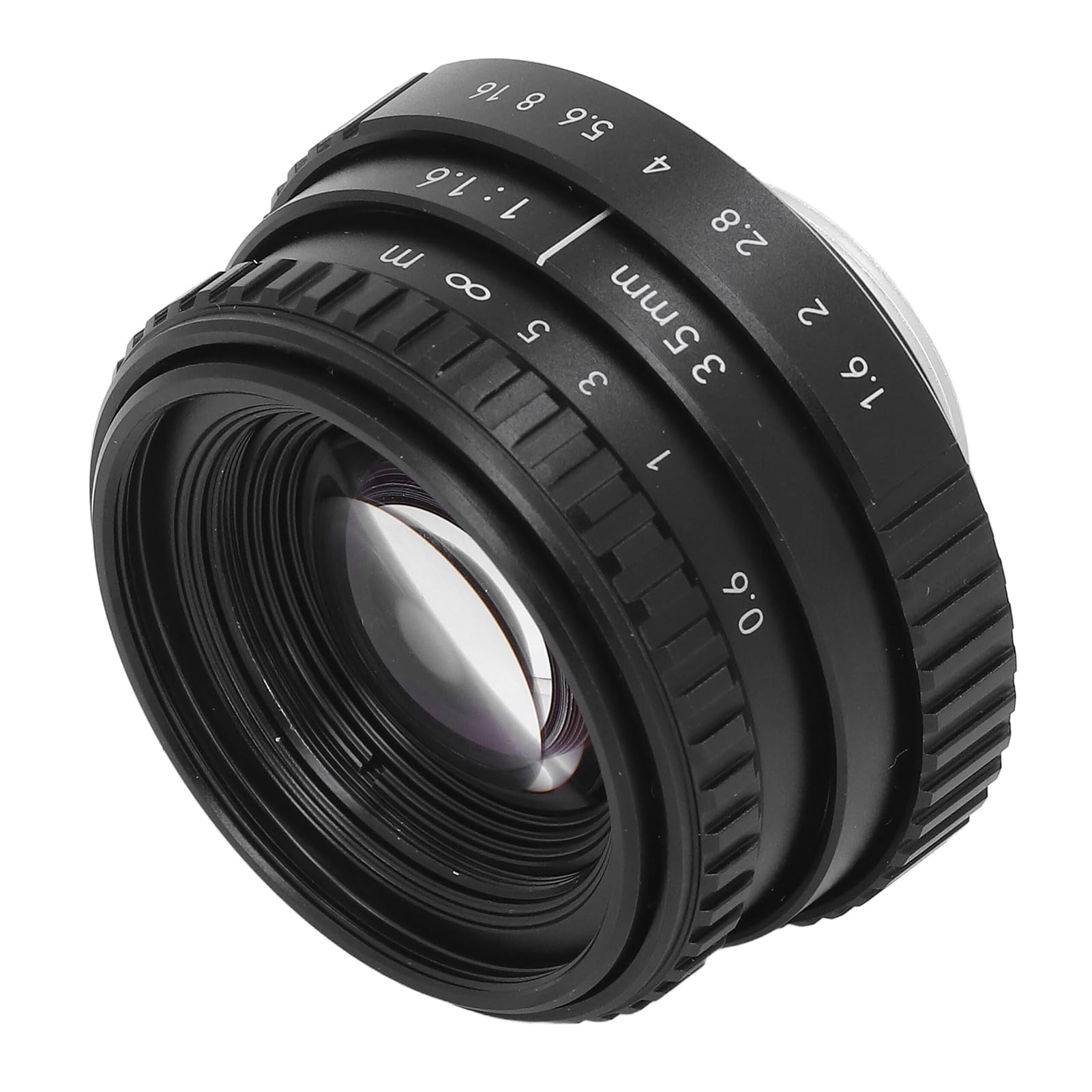 Obiektyw z ręcznym ustawianiem ostrości 35 mm F1,6 APS C i 9 listkami przysłony