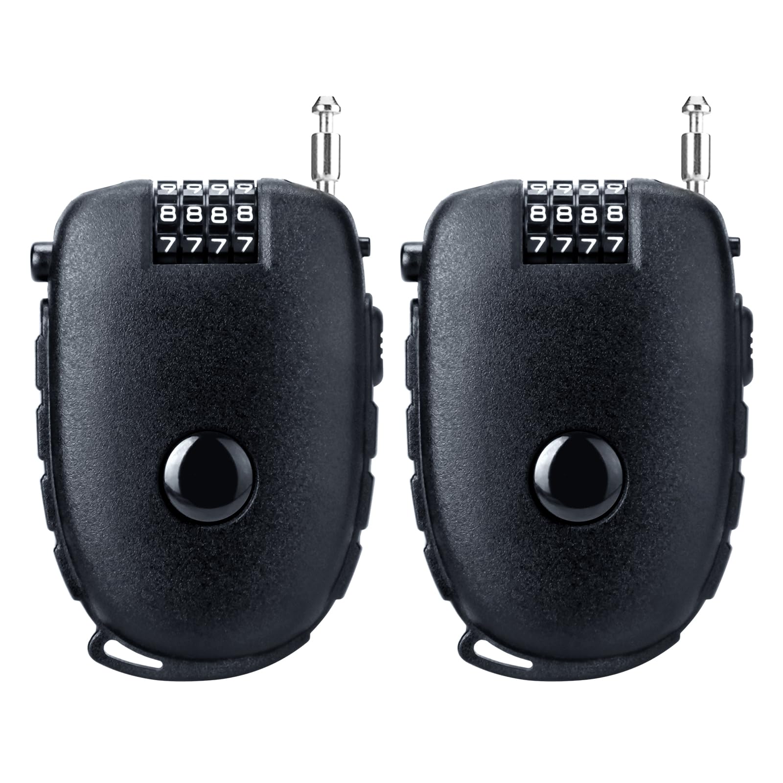 JAGASOL Retractable Helmet Lock 2-Pack