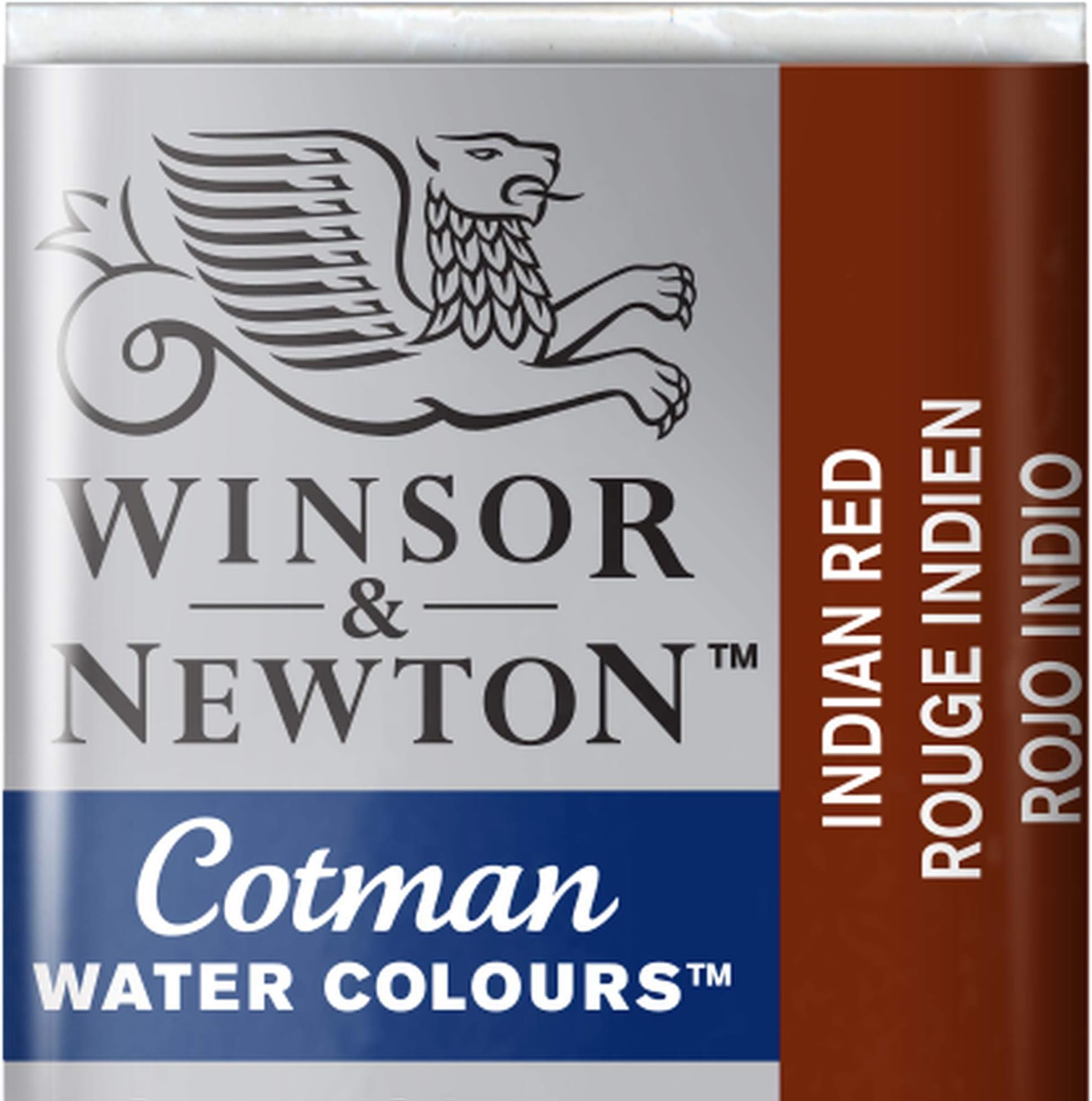 Cotman Watercolour Paint Half Pan – Indian Red 317