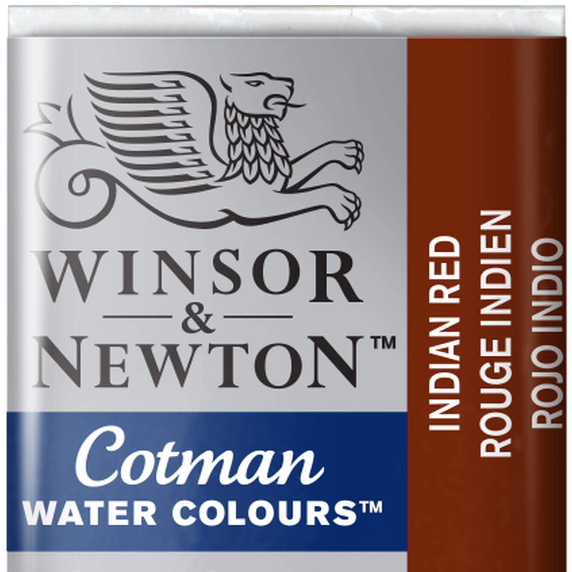 Winsor & Newton Cotman Watercolor Paint, Half Pan, Indian Red