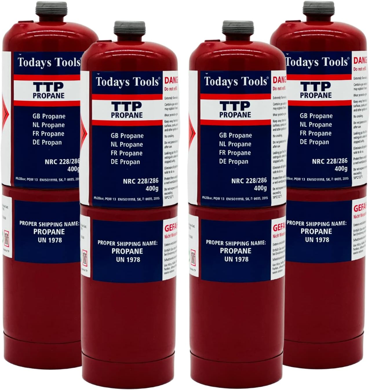 Propane 400g Bottle Disposable Gas Cylinder for Blow Torch Jet Burner