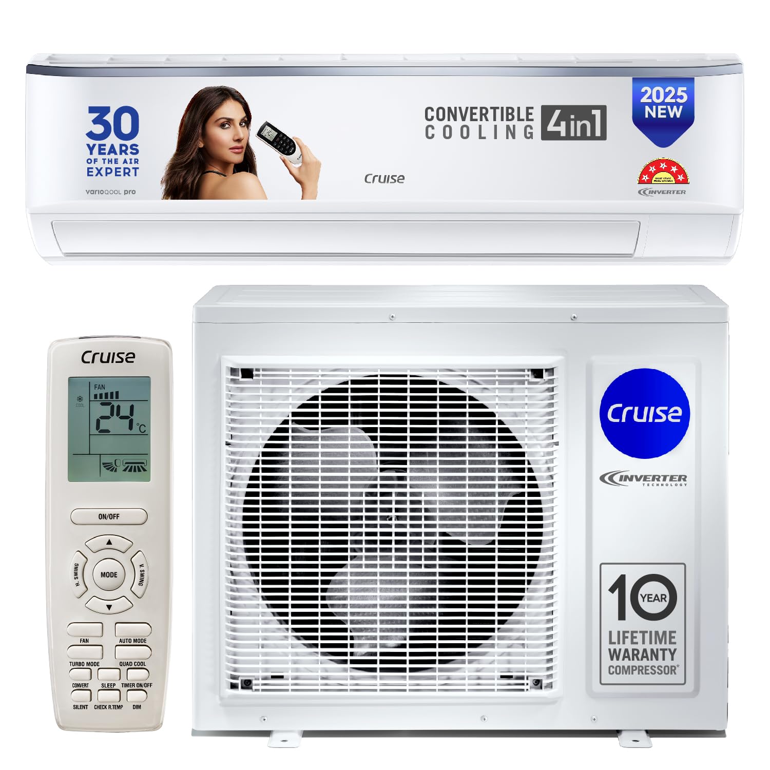 Cruise 1.5 Ton Split AC - 5 Star Energy -14 Cruise 1.5 Ton Split AC - 5 Star Energy -14