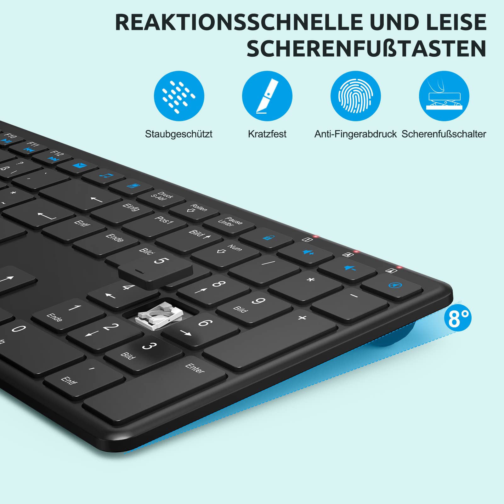Logech MK540 Advanced - Set Mouse E Tastiera - QWERTY - Regno Uno