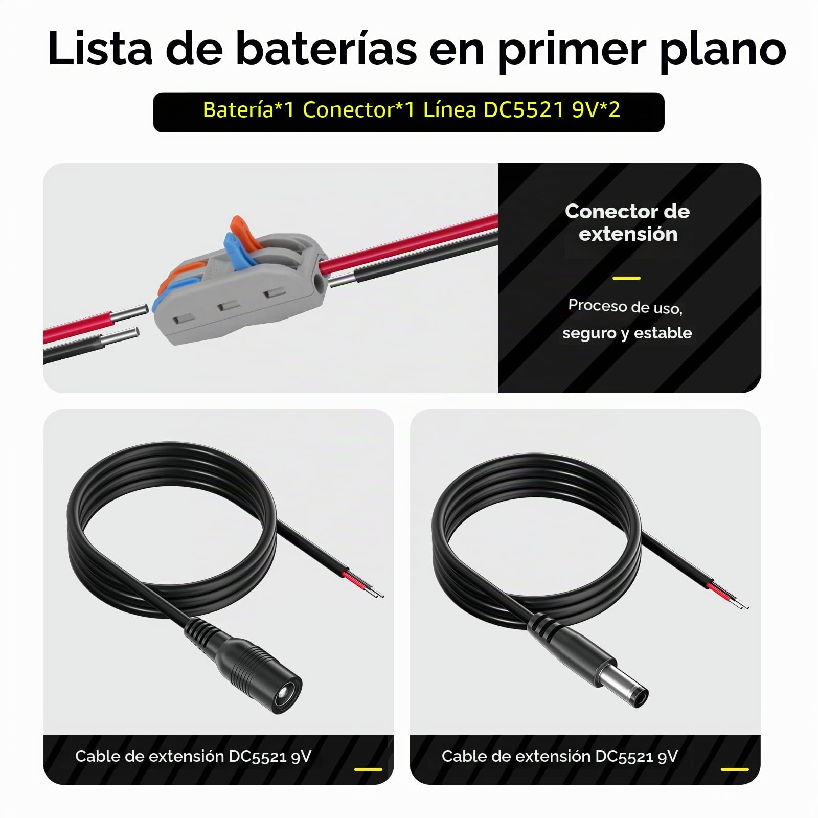 CITYORK 3000mAh 12.6V Batería Recargable de Iones de Litio para Panel Solar de Carga, cámaras de CCTV, videocámaras, Reproductores MP3, Luces LED y más