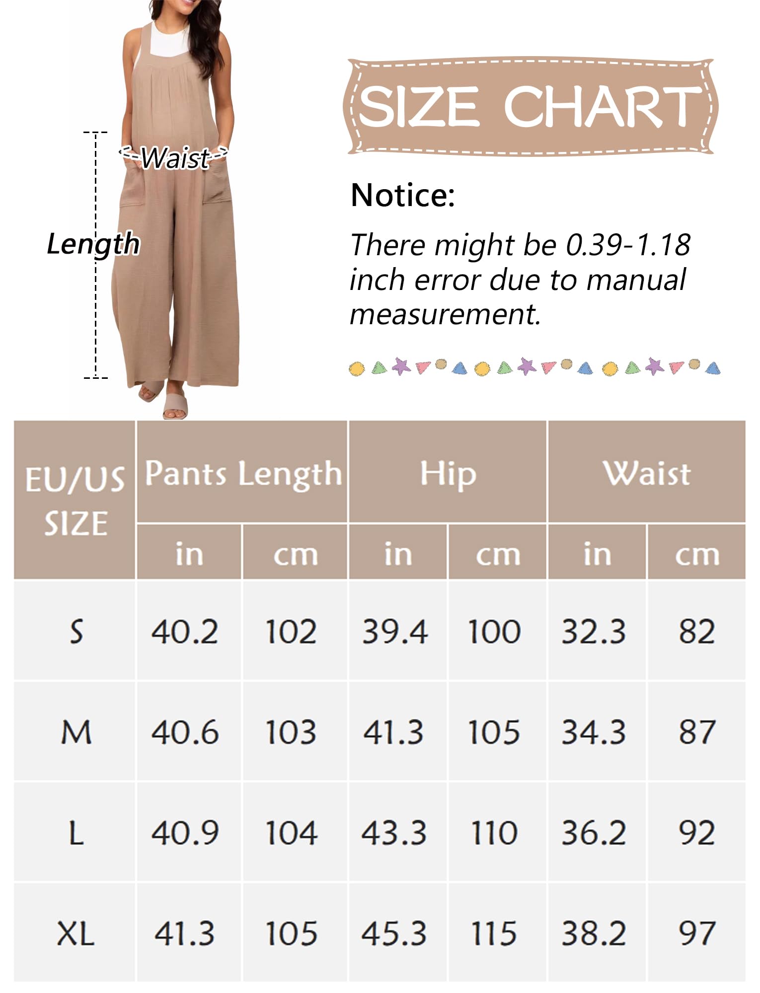 FEOYA Salopette Femme Enceinte Grossesse Jambe Large Maternité Combinaison Amples Pantalon à Bretelles