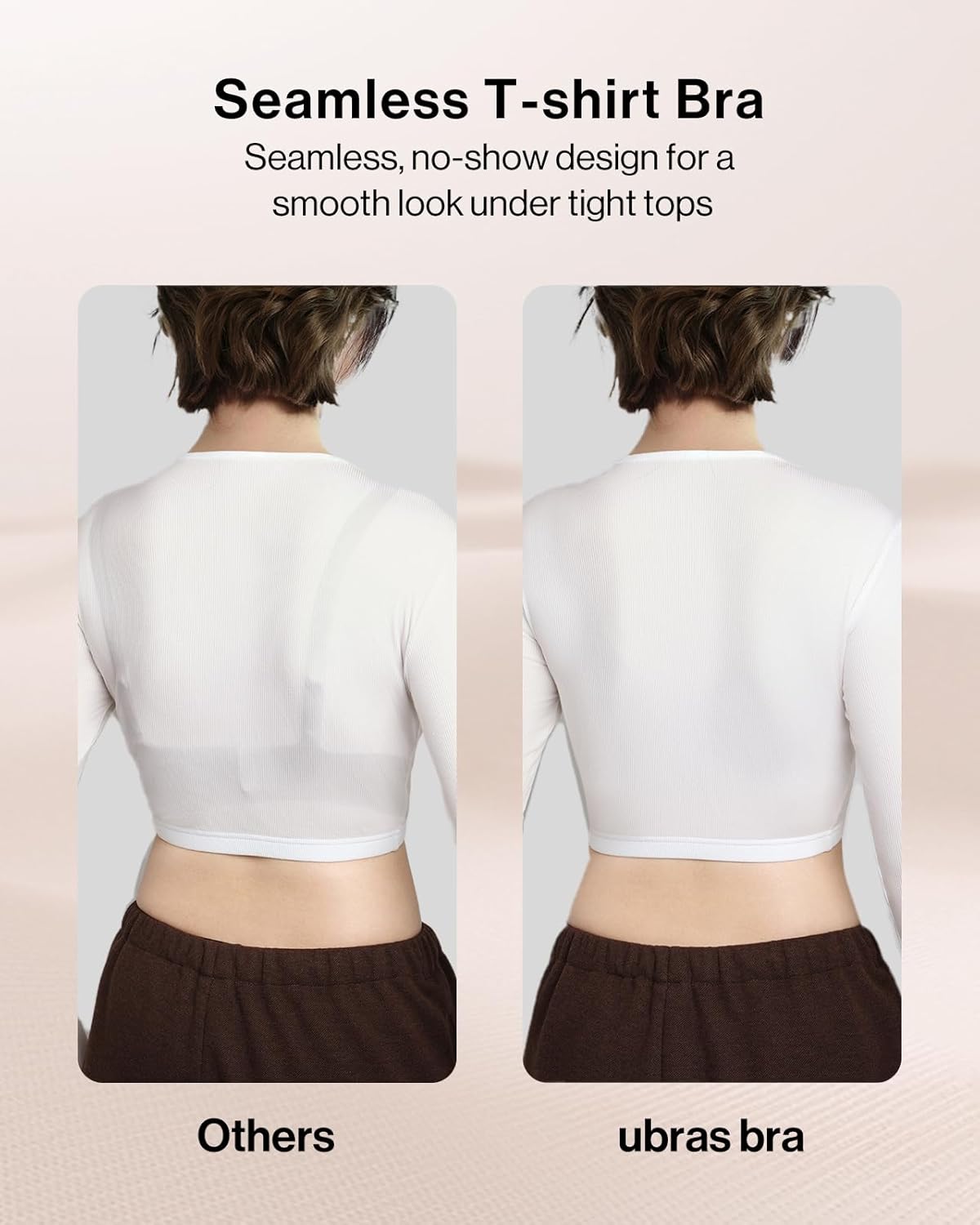 Ubras Seamless Bras for Women Smooth Comfortable Jelly Dot Wireless Bralette Full Coverage Pull On Breathable Bras - Image 4