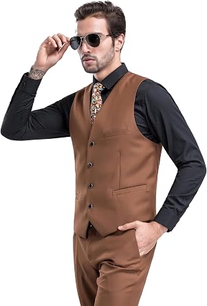 Men's Slim Fit 3-Piece Tuxedo Suit with Shirt & Bow Tie