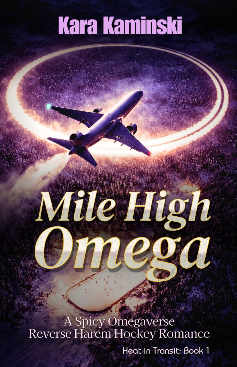 Mile High Omega: A Spicy Omegaverse Reverse Harem Hockey Romance (Heat in Transit)