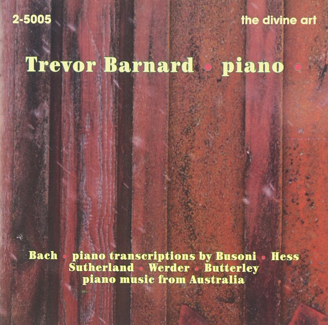 BACH TRANS & AUS PIANO MUSIC
