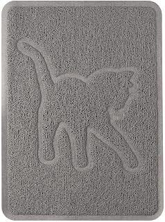 JAMBO PET, Tapete Para Comedouros Funcional Trap Mat Para Gatos, 48x35cm, Fácil de Lavar, Ideal Para Refeição E Descanso