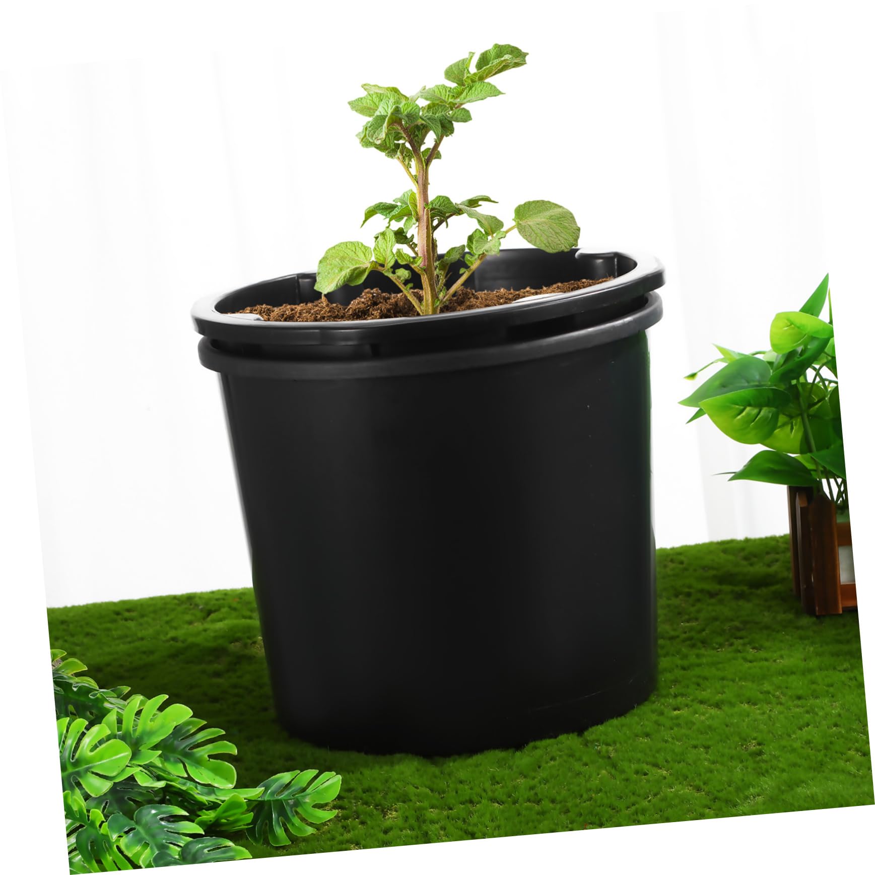 TOYANDONA Kartoffelpflanzentopf Aus Pp-Material Robuster Anzuchteiger Zum Pflanzen Von Kartoffeln Und Erdnüssen Wiederverwendbar Und Einfach Zu Reinigen