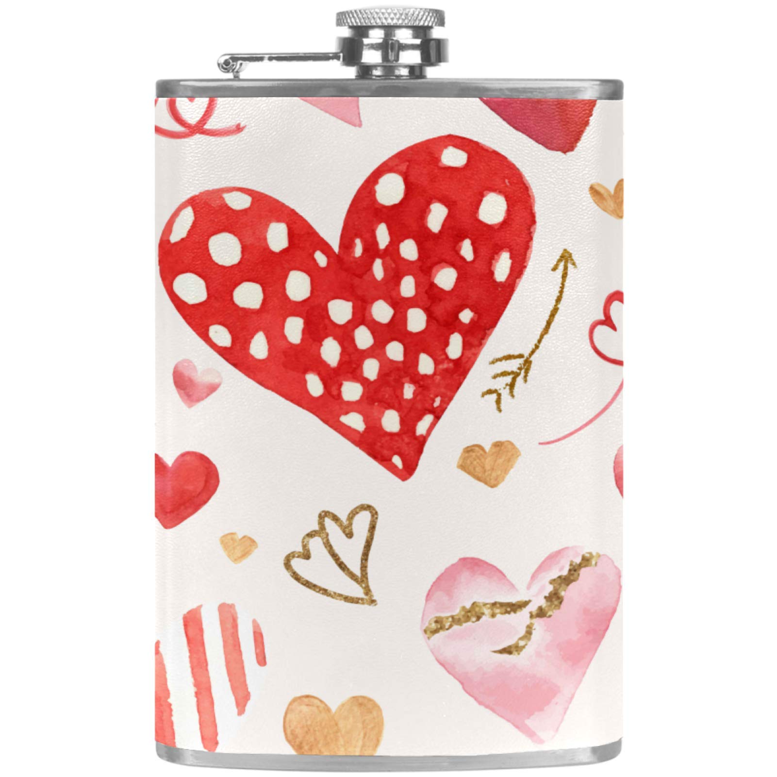 Flasque à whisky en cuir avec entonnoir pour camping et barbecue