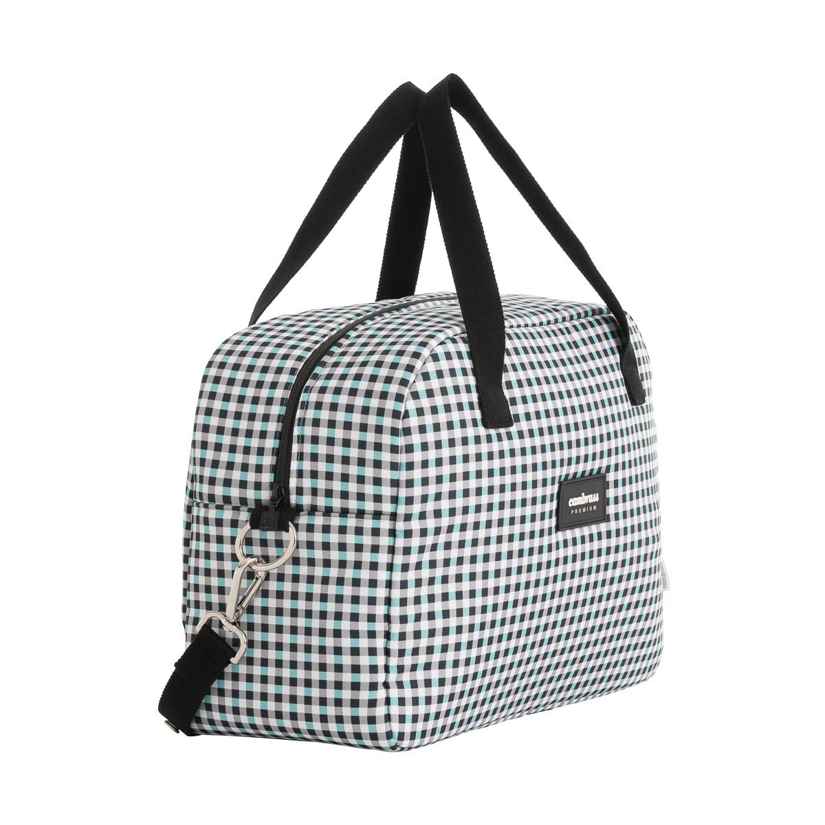 Cambrass - Bolso carro maternal para bebe - bolso de maternidad para carritos de bebe - organizador para pañales y otras cosas de bebe - New Vichy Azul 18x41x31 cm