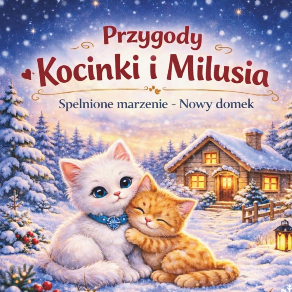 Przygody Kocinki i Milusia: Zimowa przygoda: Spełnione marzenie: Spełnione marzenie: bajka dla dzieci, bajka na dobranoc, o kotkach, emocje, a fairy tale for children, a bedtime story