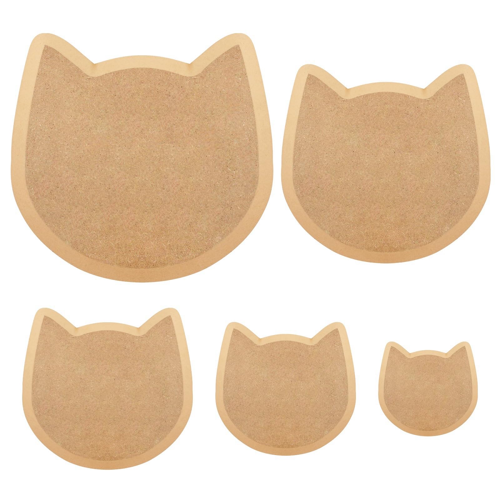 GeryVtee Ceramics Plate Forming Molds 5 Pcs Pottery Molds for Clay Pottery Molds for Handbuliding Plates Slump Molds for Pottery 5 Size Wooden Pottery Molds Pottery Tools and Supplies (cat)
