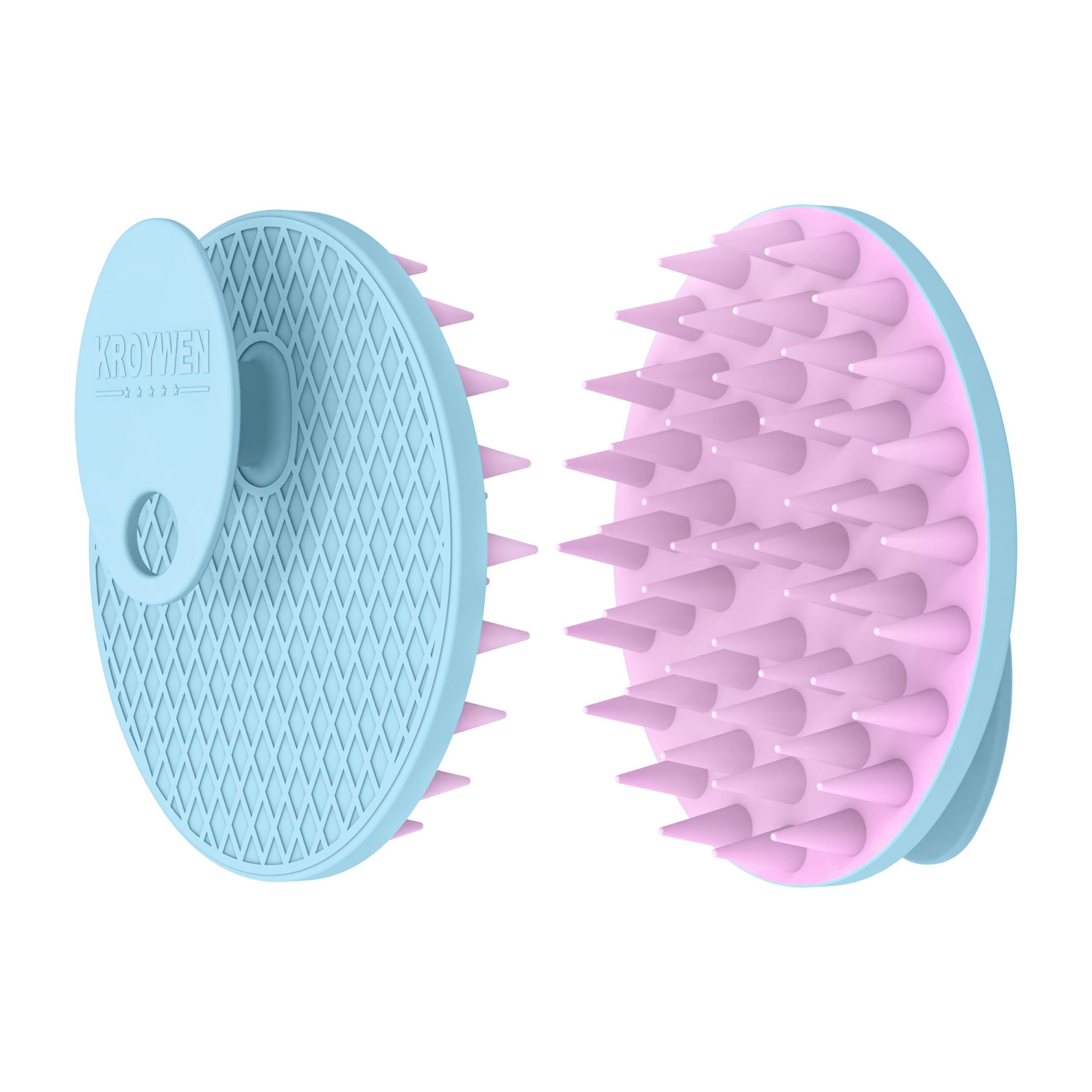 KROYWEN Head Massager with Medical-Grade Silicone Bristles | Hair Massager for Hair Growth | Scalp Massager Shampoo Hair Brush, Exfoliating, Oil Massage, Anti-Dandruff-image-32