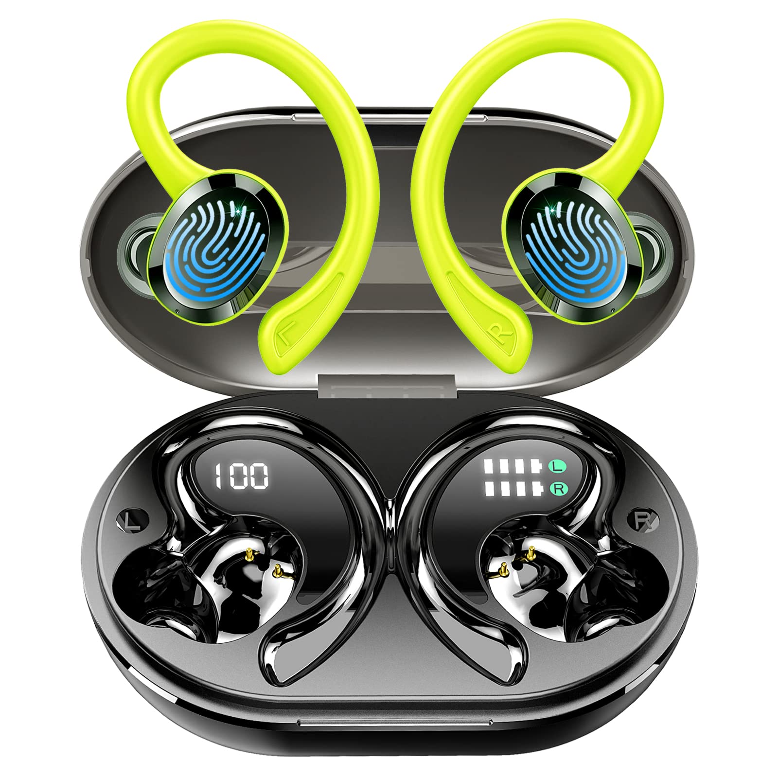 auricolari bluetooth sport audio stereo regolabili