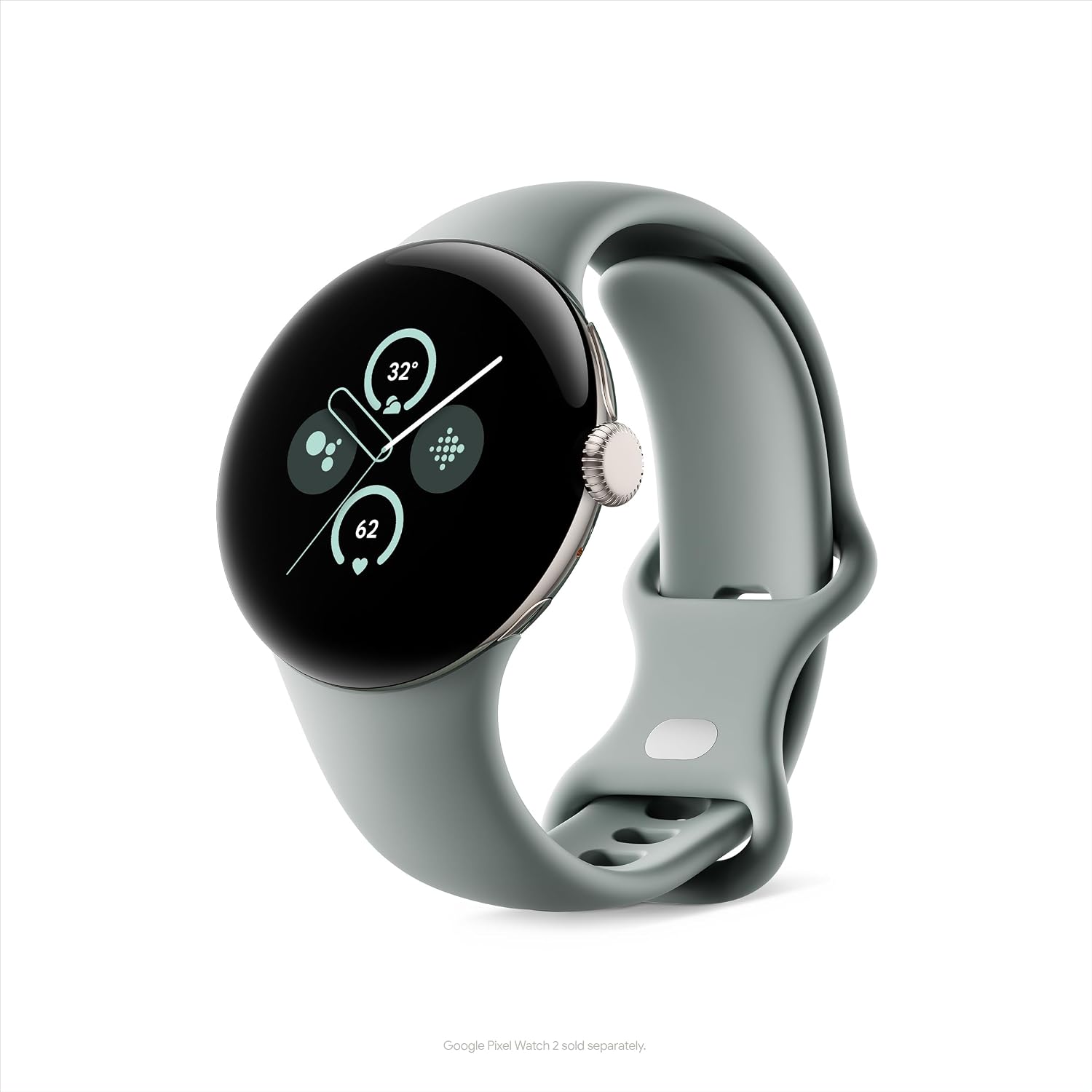 Google Pixel Active Band - Compatible with Pixel Watch, Watch 3 - Hazel - Small
