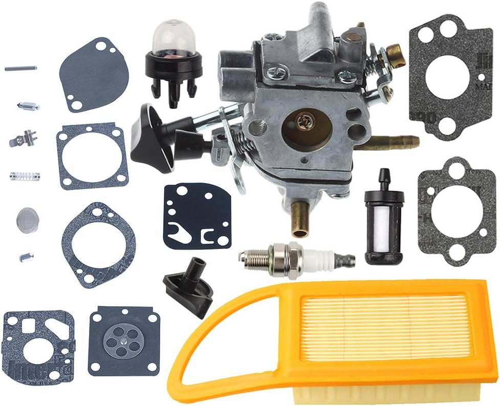 C1Q-S183 Carburetor with Air Fuel Filter for Stihl BR500 BR550 BR600 Backpack Blowers BR 500 BR 550 BR 600 Leaf Blower C1Q-S184 4282-120-0606 4282-120-0607 4282-120-0608