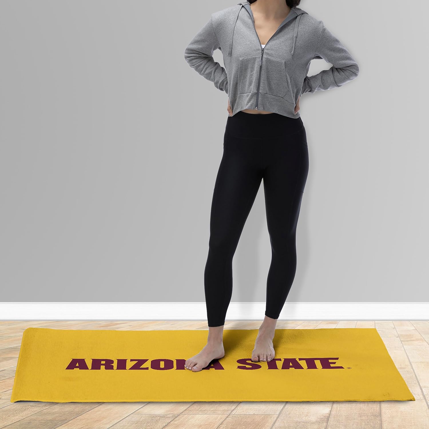 Northwest NCAA Logo Washable Rug 36x62 inches