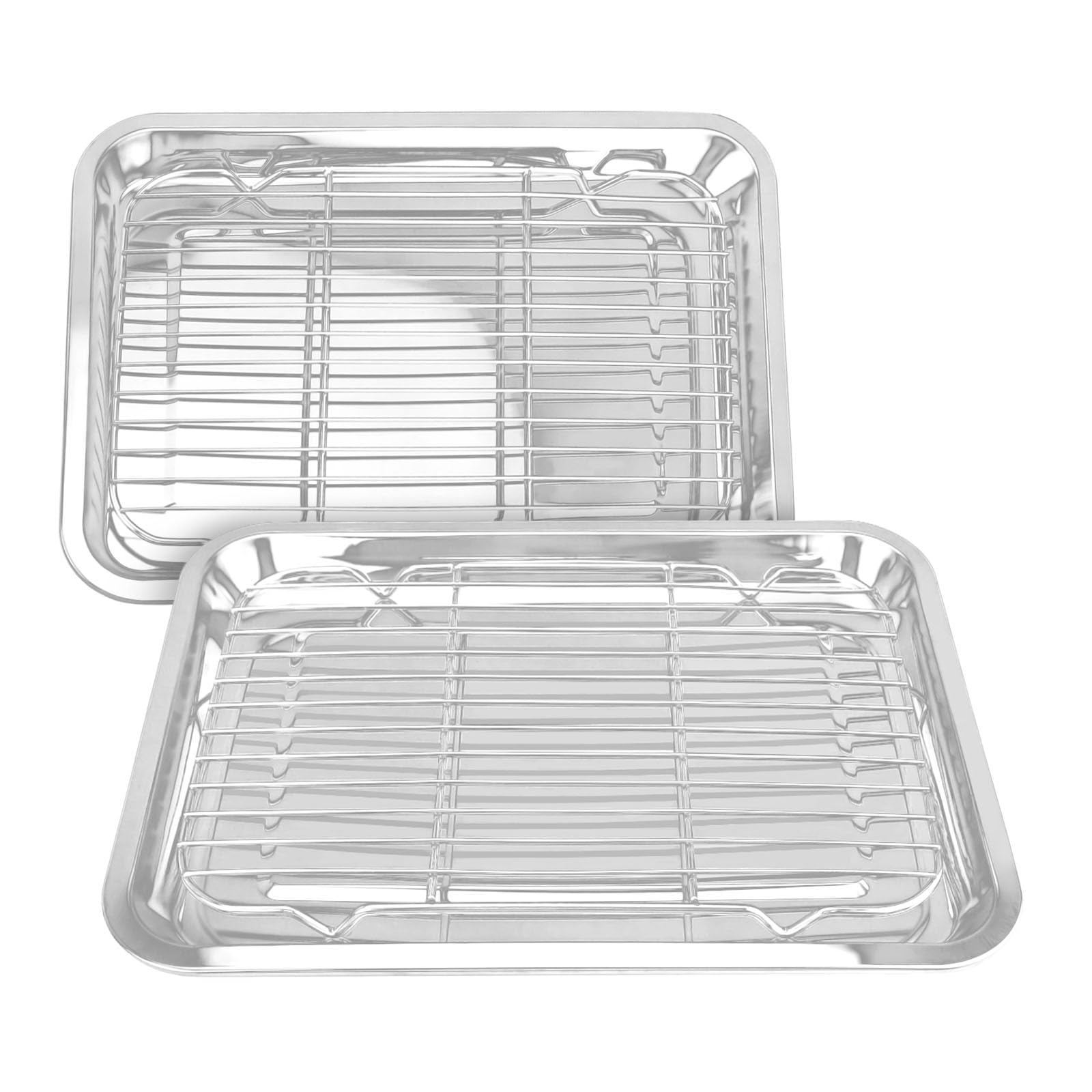 Plaque de cuisson en acier inoxydable avec grille métallique haute finition