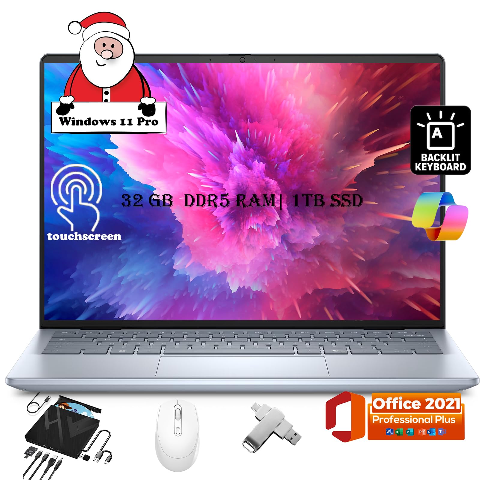 Amazon.com: Dell Inspiron-14-5440-Touchscreen Laptop, 14