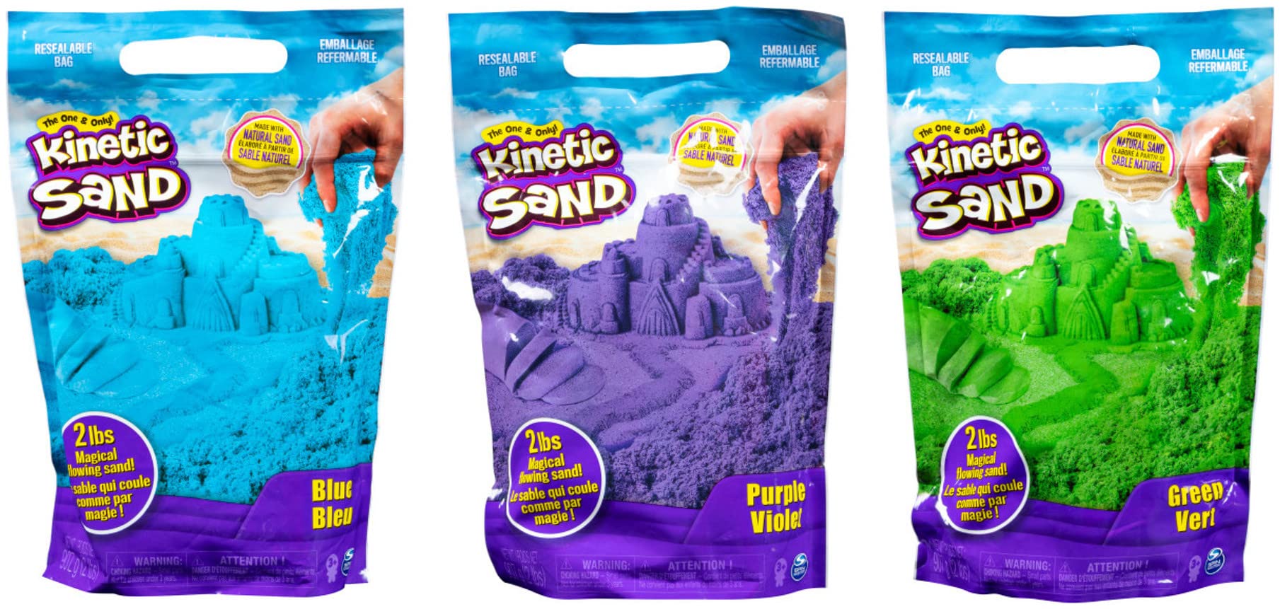 Buy Sand, 0.9 kg for Mixing, Moulding and Creating, for Ages 3