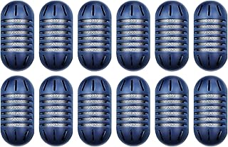 isinlive 12 Pack Demineralization Cartridge Compatible with HoMedics Ultrasonic Humidifiers, Filters Mineral Deposits, Prevents Hard Water Build-Up, Purifies Water, Eliminates White Dust and Odor