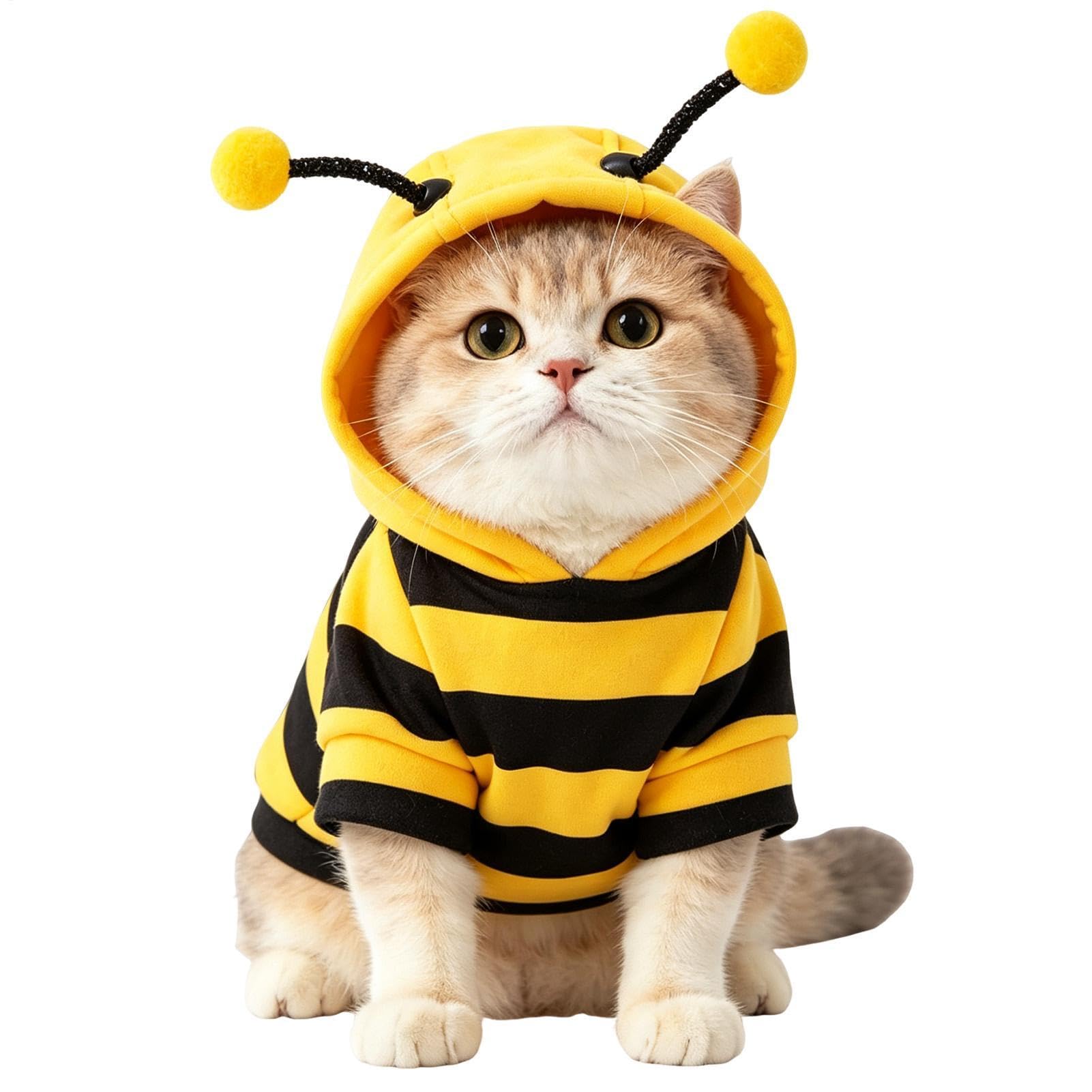 Cat Costume, Warm Bee Hoodie, Dog Bee Hoodies, Party Clothing, Cute Design
