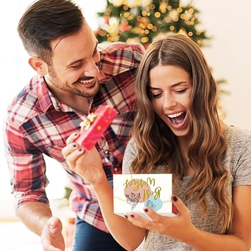 Miniatura 4 de Surtido de tarjetas de cumpleaños con diferentes saludos en blanco en el interior con sobre para feliz cumpleaños, agradecimiento a los profesores,