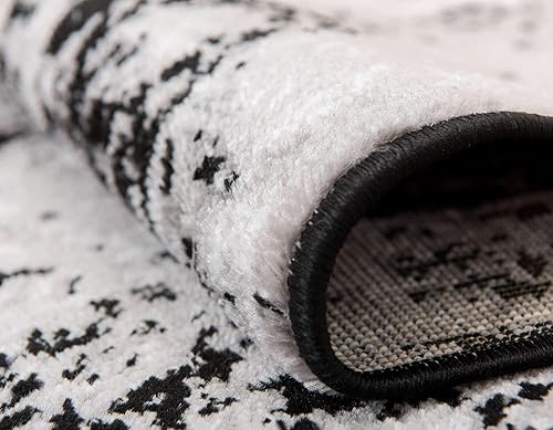 Miniatura 6 de Unique Loom Sofia Collection - Alfombra tradicional vintage de pasillo negra (2 x 13 pies)