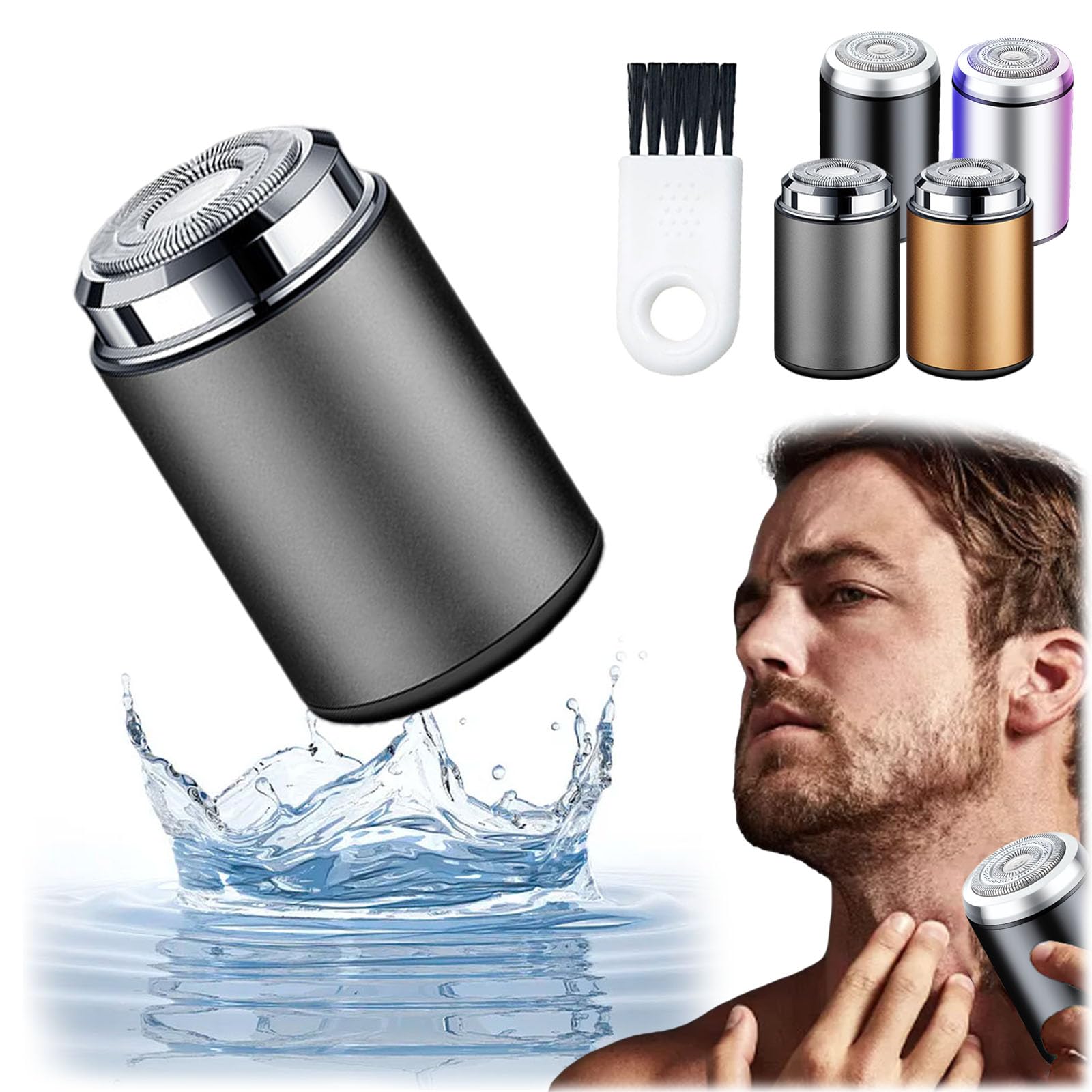 Sopami Mini Electric Shaver, Portable Mini Electric Shaver, Sopami Mini Shaver, Mini Shaver Portable Electric Shaver, Usb Rechargeable Waterproof Electric Razor (1PC-B)