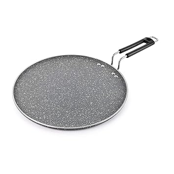 Cello Non-Stick Aluminium Tawa with Handle | Cookware for kitchen | Tawa compatible with Gas Stove