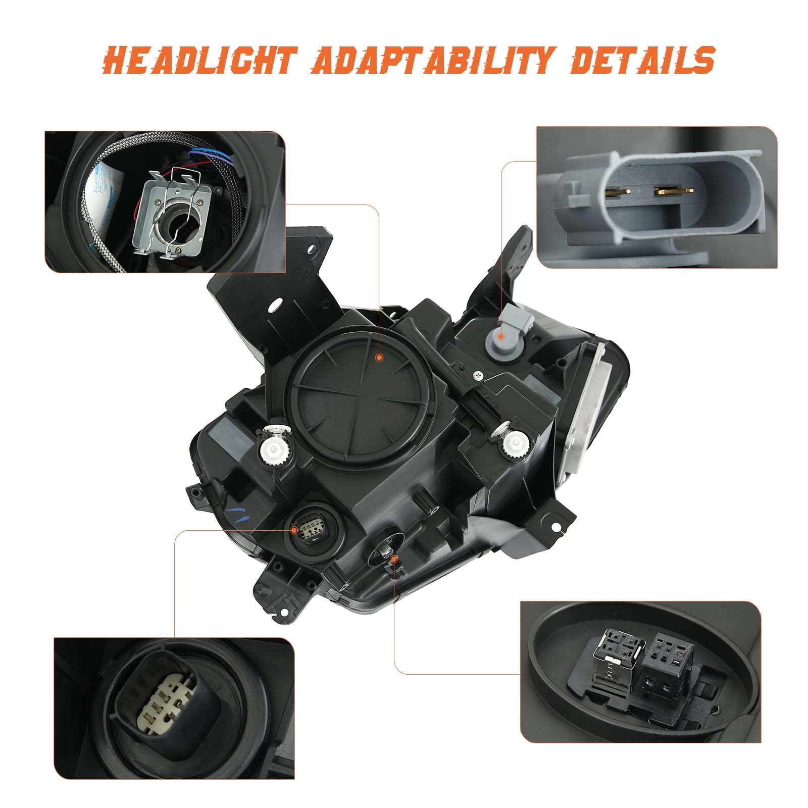 シボレー純正　CF43A カマロ　ヘッドライト ヘッドライト 2010-2013シボレーカマロLED CCFLハロー