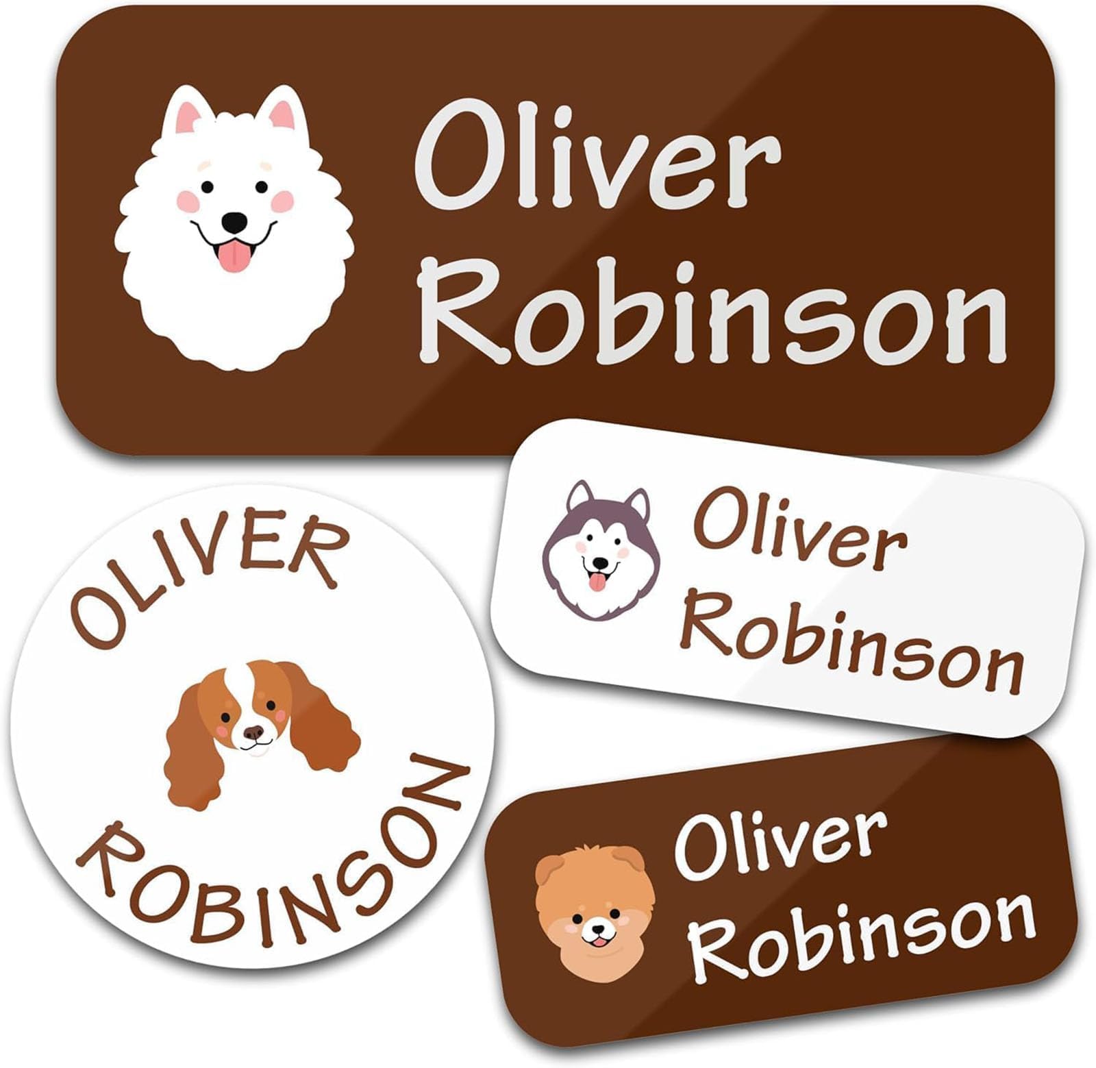 Waterproof Custom Name Stickers(135 Labels)- Personalized Daycare Labels for Clothing, Water Bottles, Lunch Boxes & School Supplies. Perfect for Camp