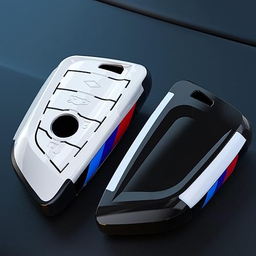 Miniatura 5 de Funda para llavero compatible con BMW, funda para llave para X3 X5, accesorios 3, 5, 7, Series X1, X2, X6